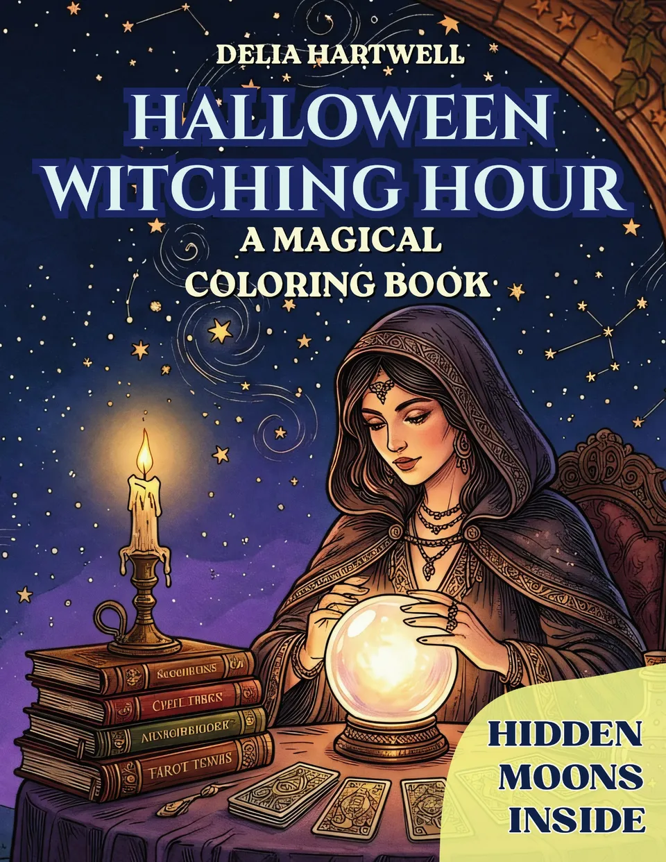 Halloween Witching Hour — coloring book cover