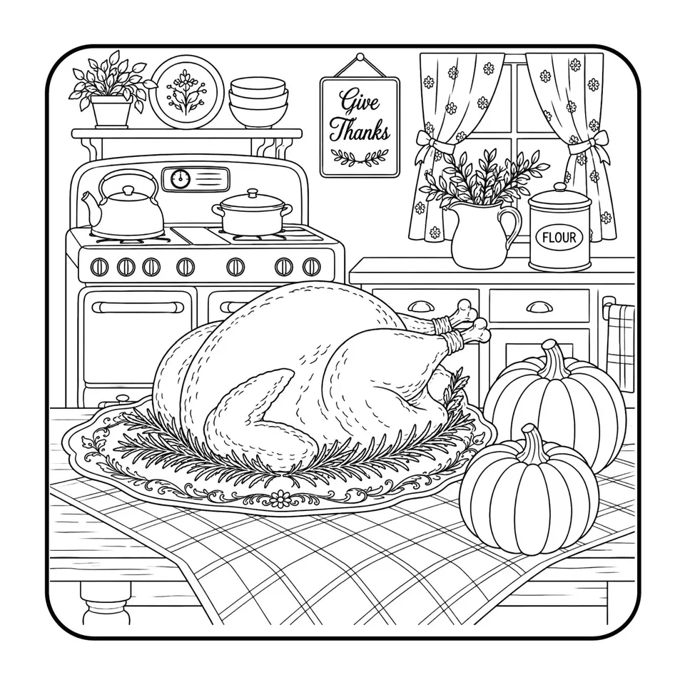 Interior page — Grandma's Autumn Kitchen