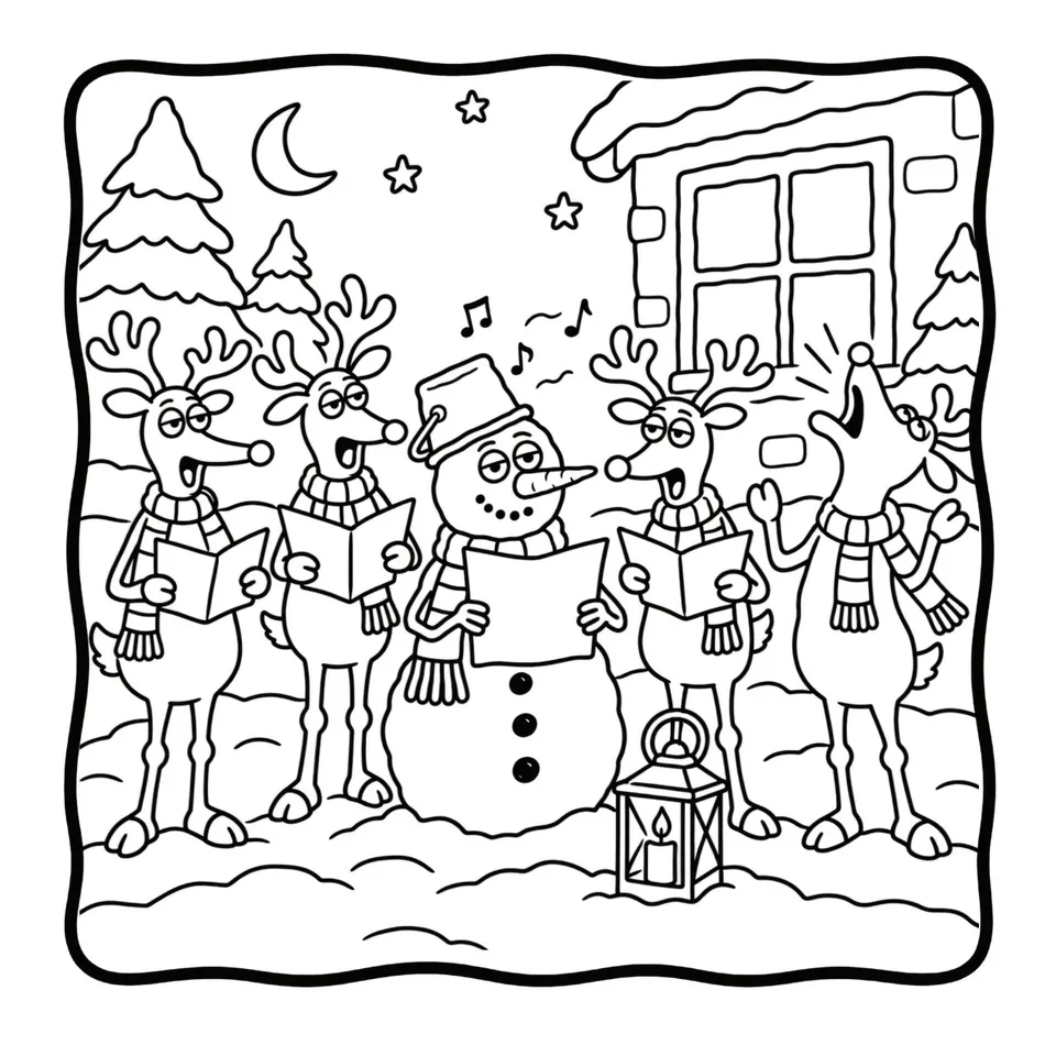Interior page — Santa's Silly Christmas
